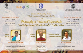 India@75: Webinar on “Philosophy in Vedas and Upanishads”